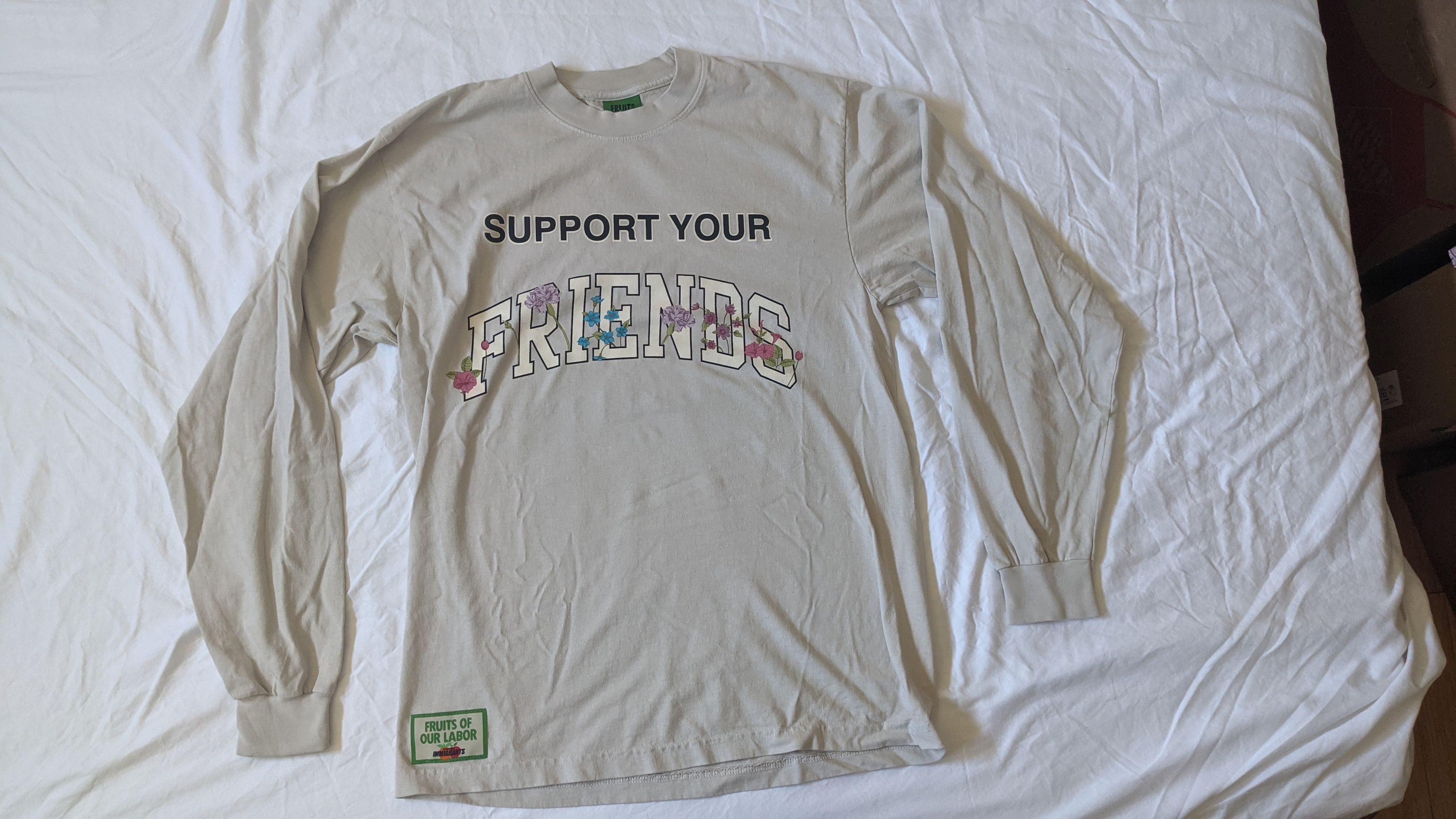 Kids of Immigrants SUPPORT YOUR FRIENDS FLORAL L/S TEE