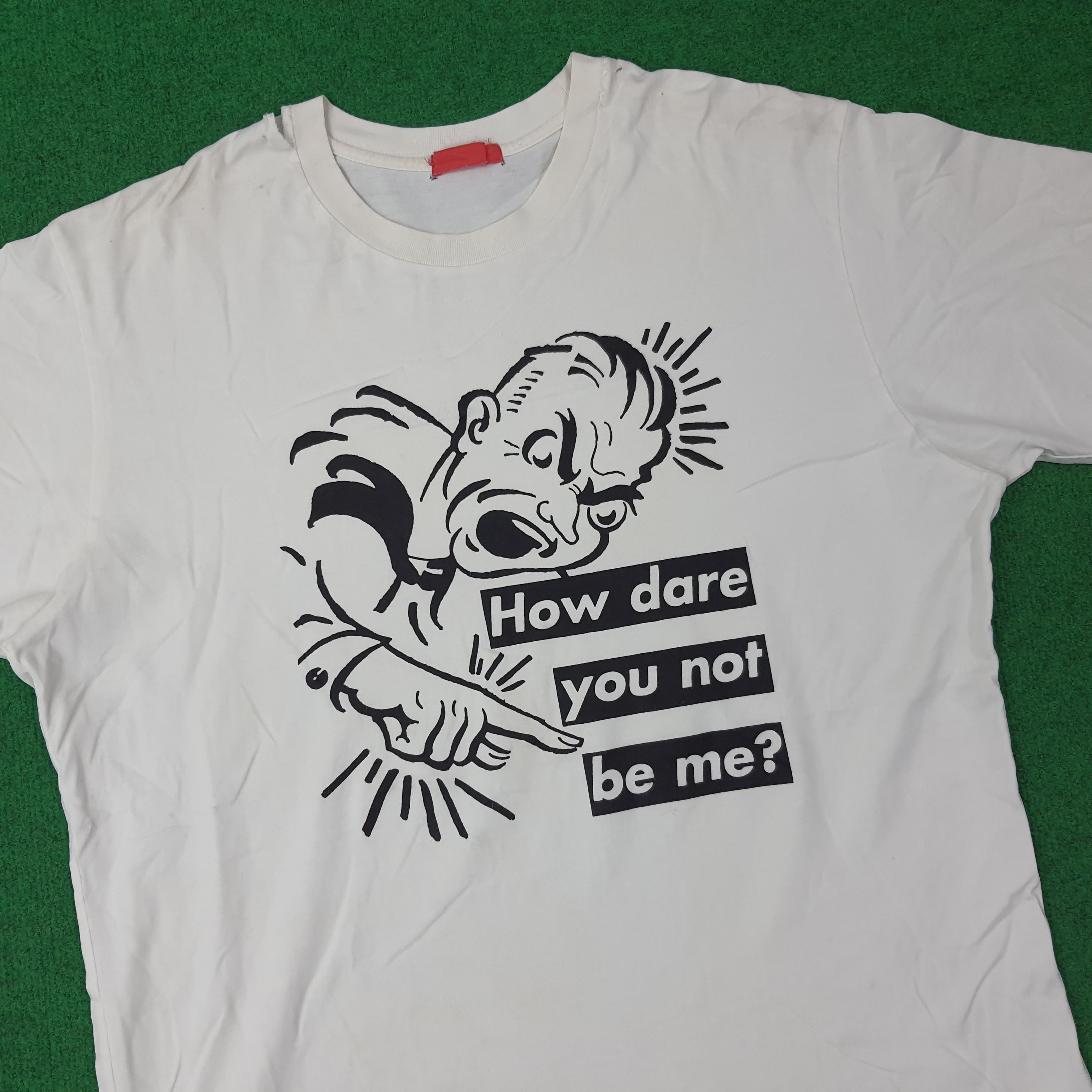 Barbara Kruger Vintage Barbara Kruger Streetwear Tshirt C267N17 Size US XL / EU 56 / 4 - 2 Thumbnail