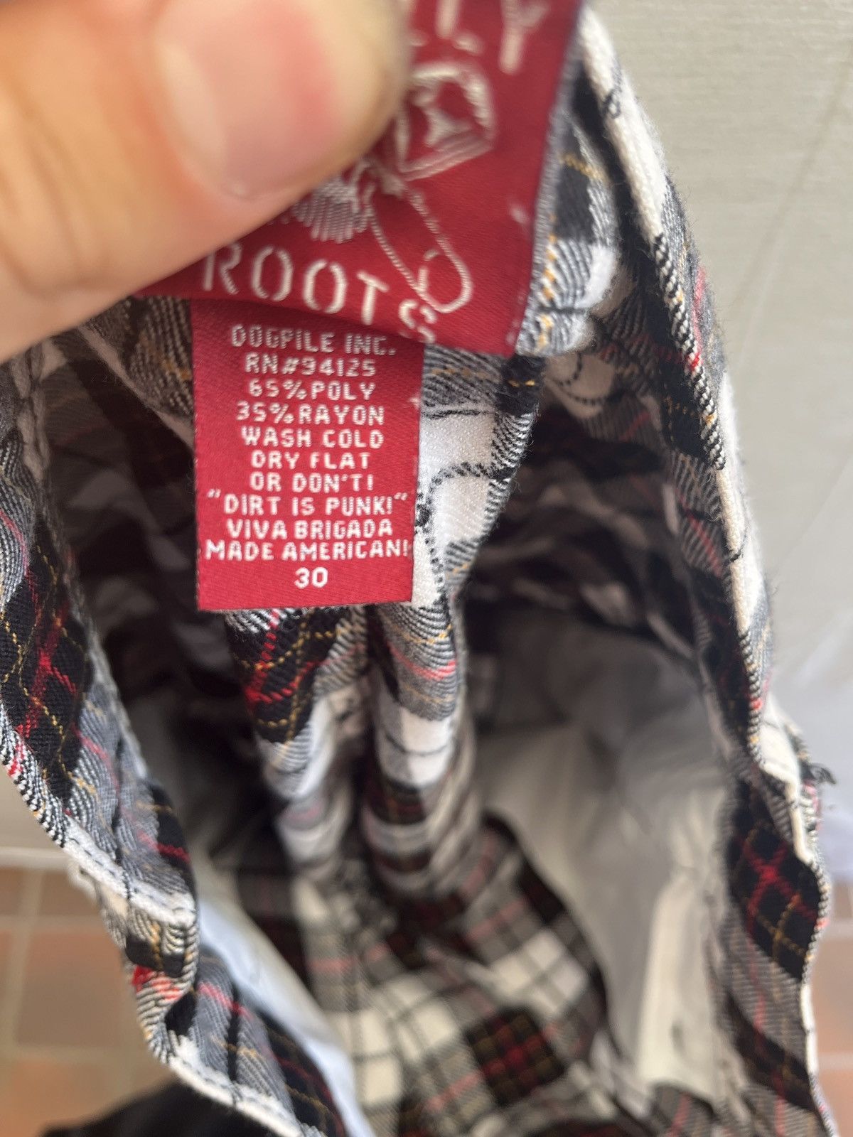 Tripp NYC Dogpile Plaid Pants Size US 30 / EU 46 - 3 Thumbnail