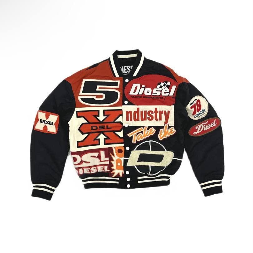 Diesel DIESEL bomber jacket Size: L Black Men A04982 Size US L / EU 52-54 / 3 - 1 Thumbnail