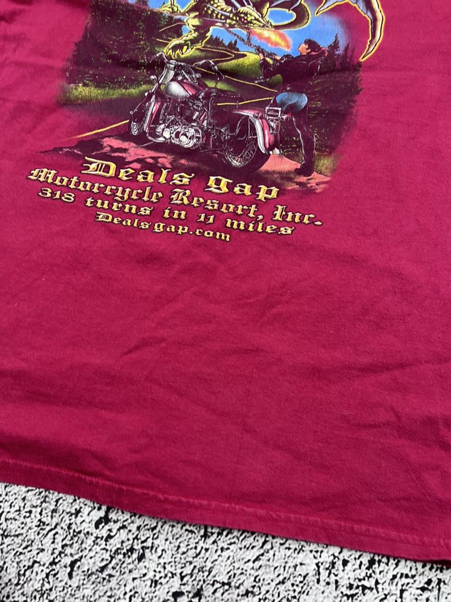 Band Tees Vintage 90s Dragon Slayer motorcycle biker big logo tee L Size US M / EU 48-50 / 2 - 6 Thumbnail