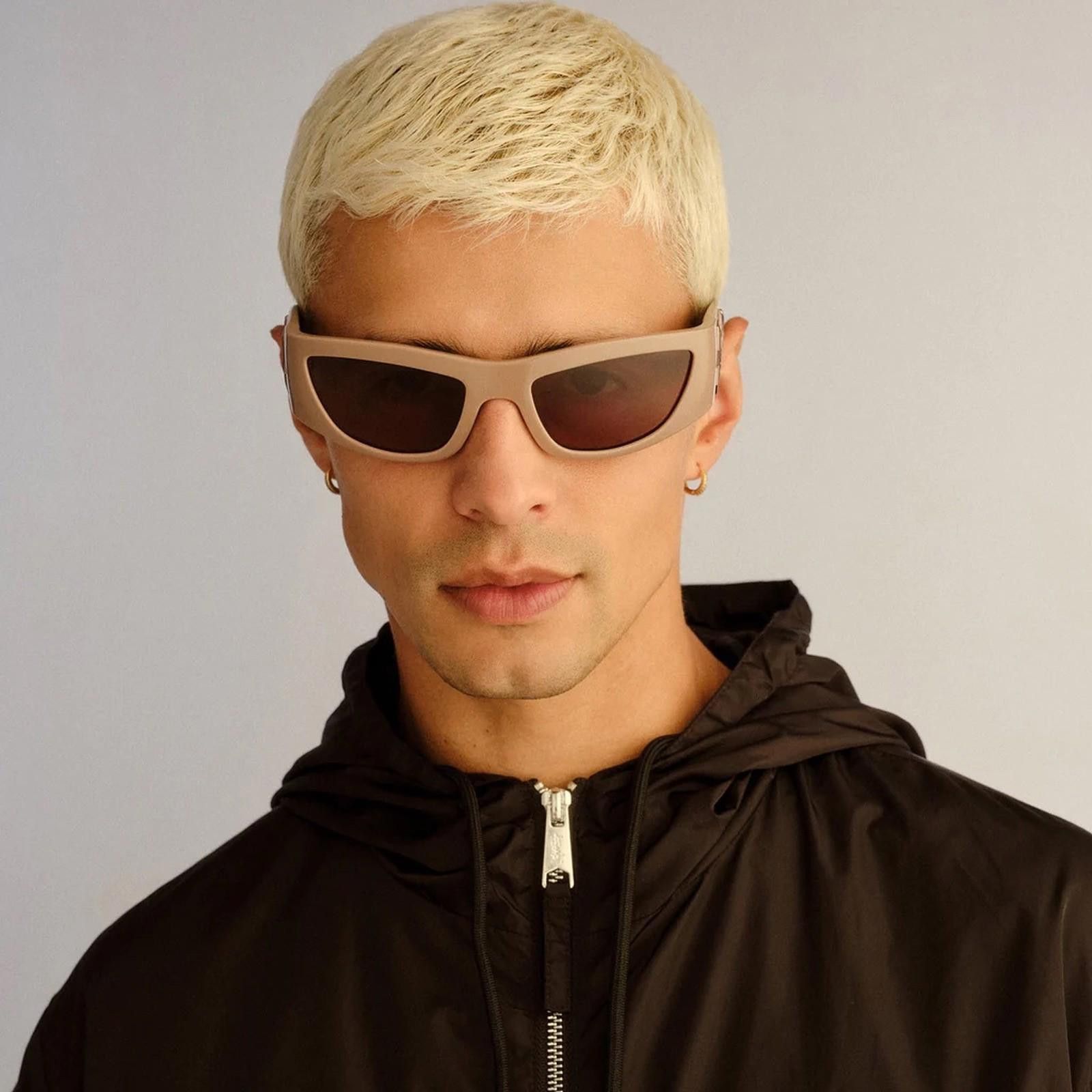 Ksubi New ksubi sunglasses mens womens sloane tan brown wrap Size ONE SIZE - 5 Thumbnail