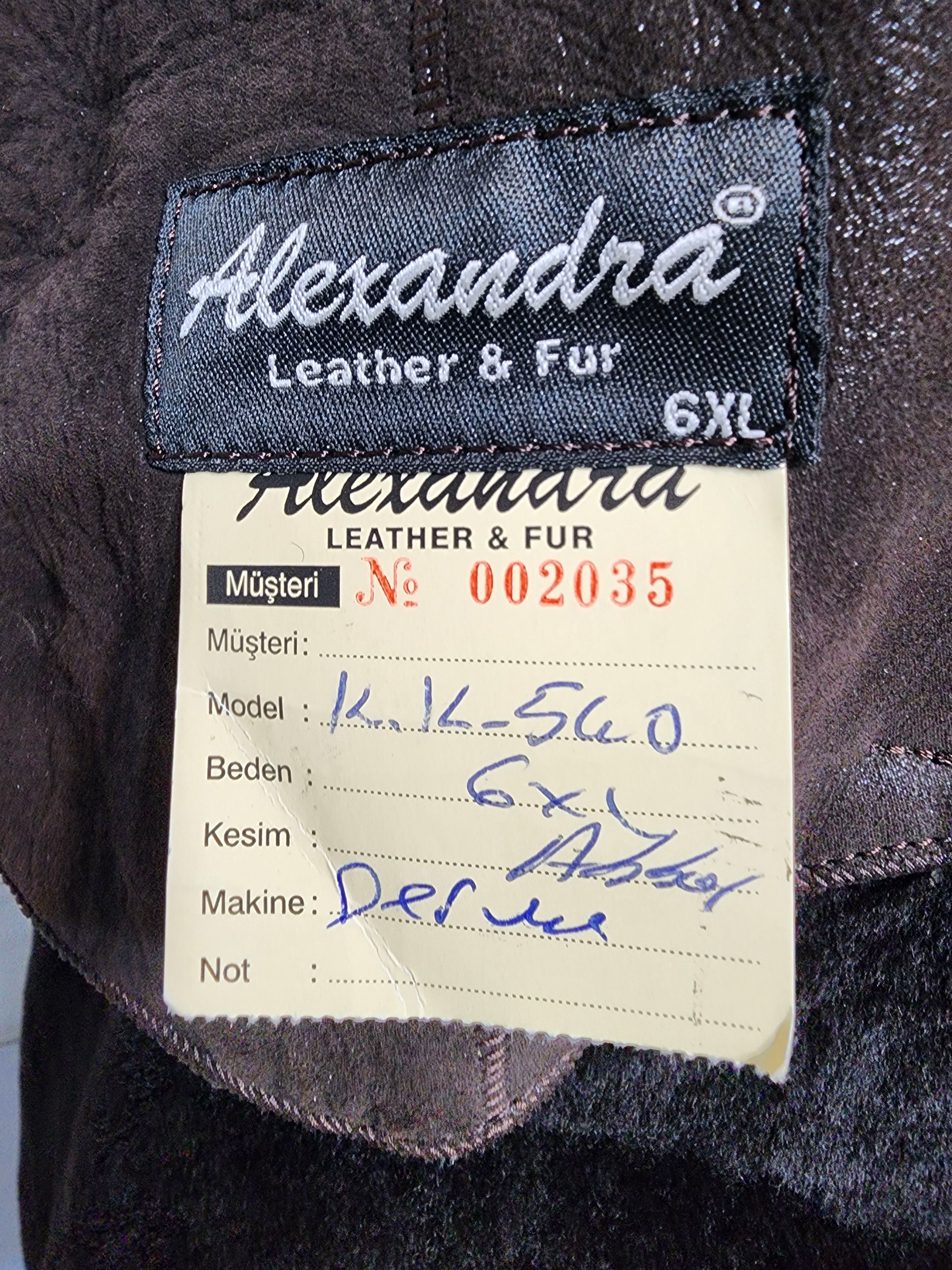 Genuine Leather Women's Brown Sheepskin Coat: Genuine Fur Collar Size XXL / US 16-18 / IT 52-54 - 8 Thumbnail