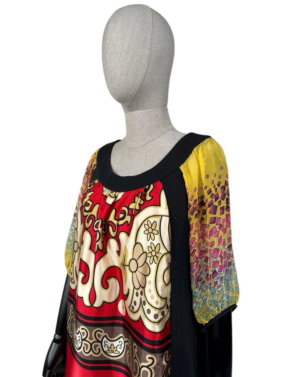 Stella McCartney Stella McCartney 100% Silk Multicolor Blouse Shirt Size M / US 6-8 / IT 42-44 - 5 Thumbnail