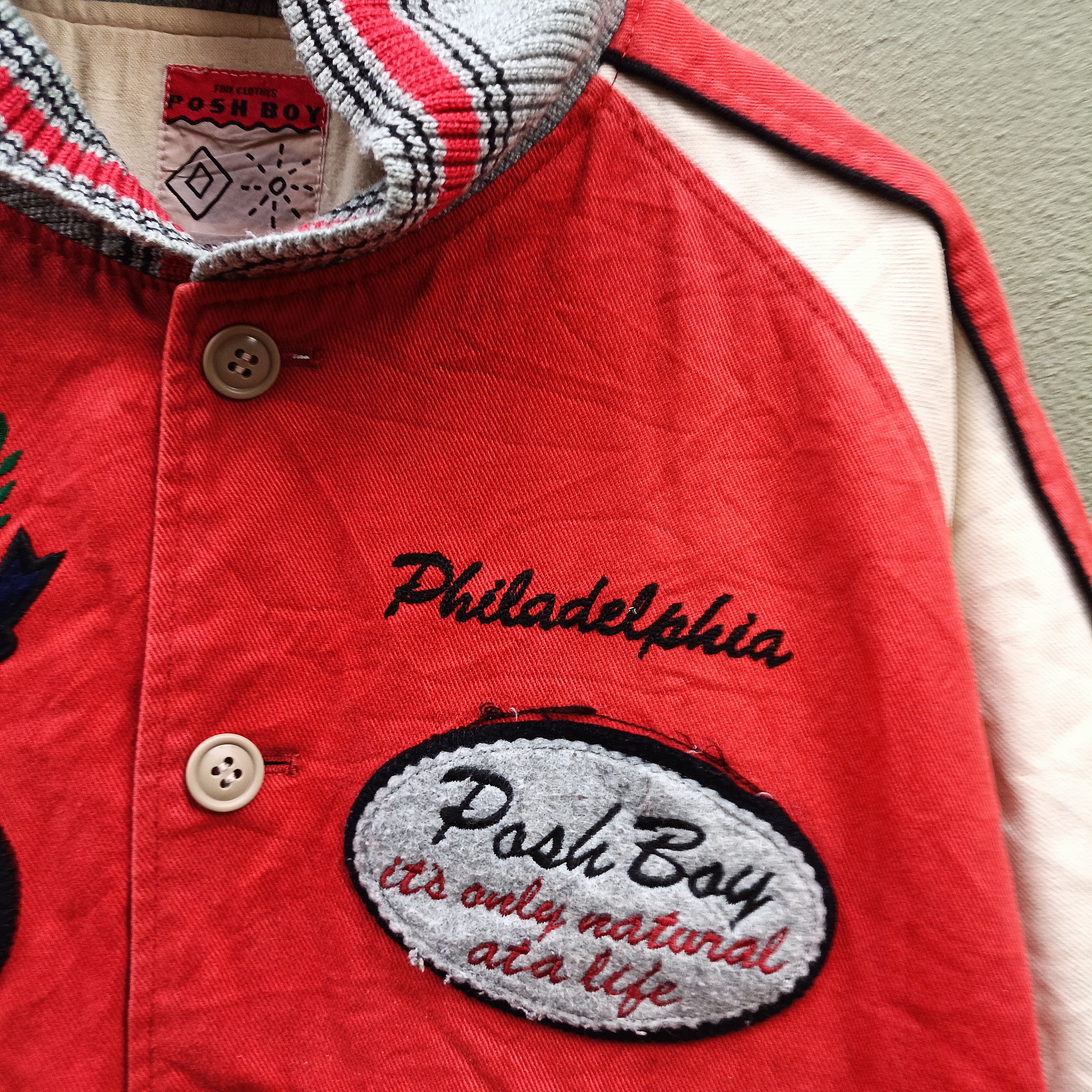 Japanese Brand Posh Boy Philadelphia Vintage Jacket Size US XL / EU 56 / 4 - 6 Thumbnail