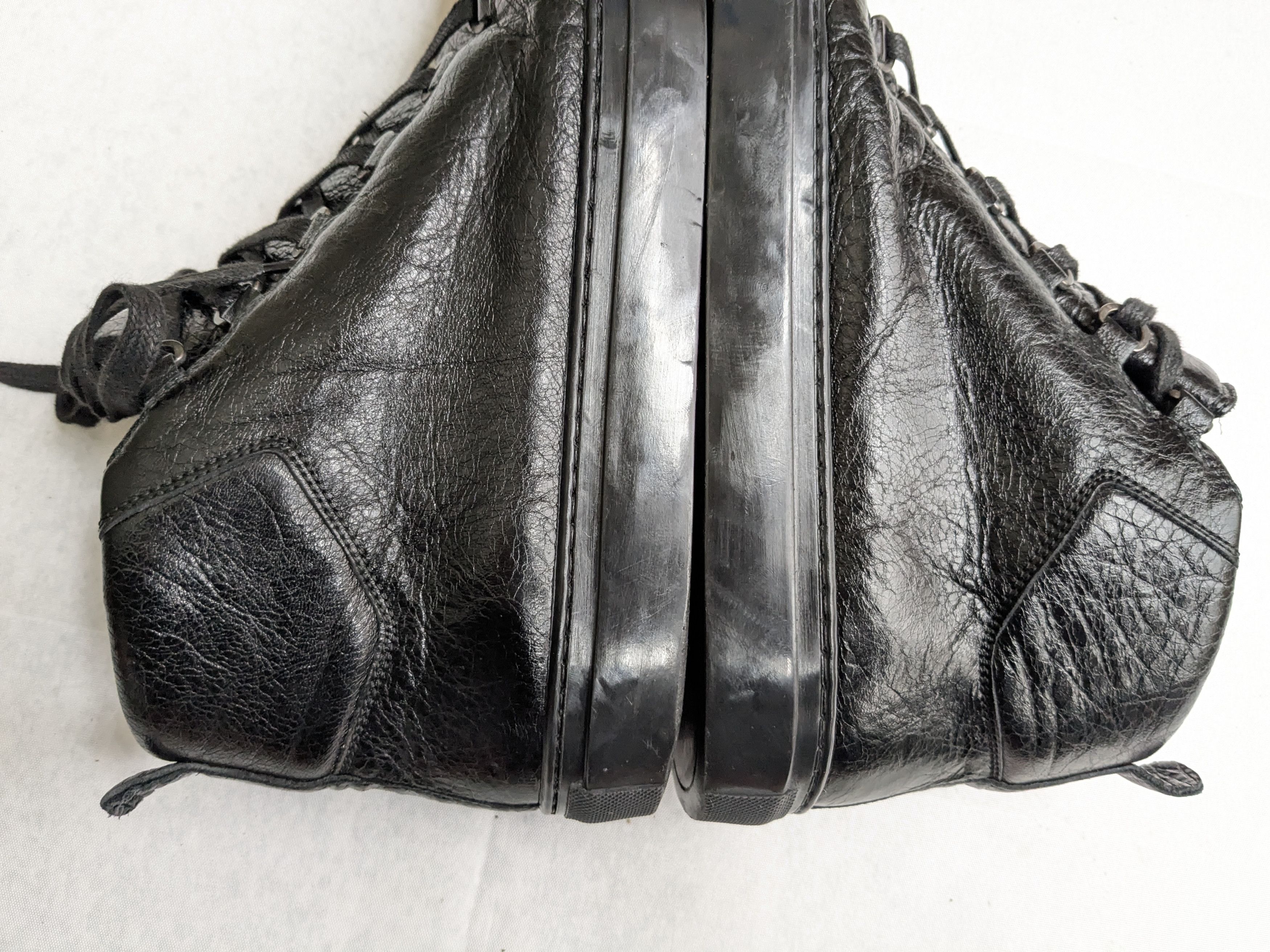 Balenciaga Balenciaga Arena Sneakers Black 10 Leather High Tops Size US 10 / EU 43 - 9 Thumbnail
