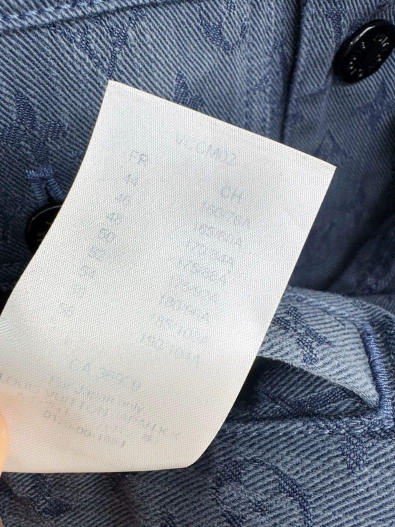 Louis Vuitton Louis Vuitton Denim Jacket with Logo Pattern-2506 Size L / US 10 / IT 46 - 7 Thumbnail
