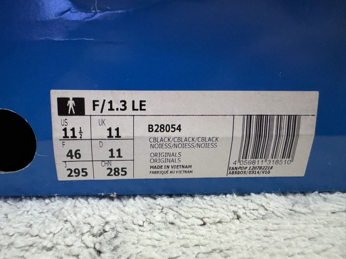 Adidas Adidas F/1.3 LE "Triple Black" Nubuck Trail Boots Size US 11.5 / EU 44-45 - 9 Thumbnail