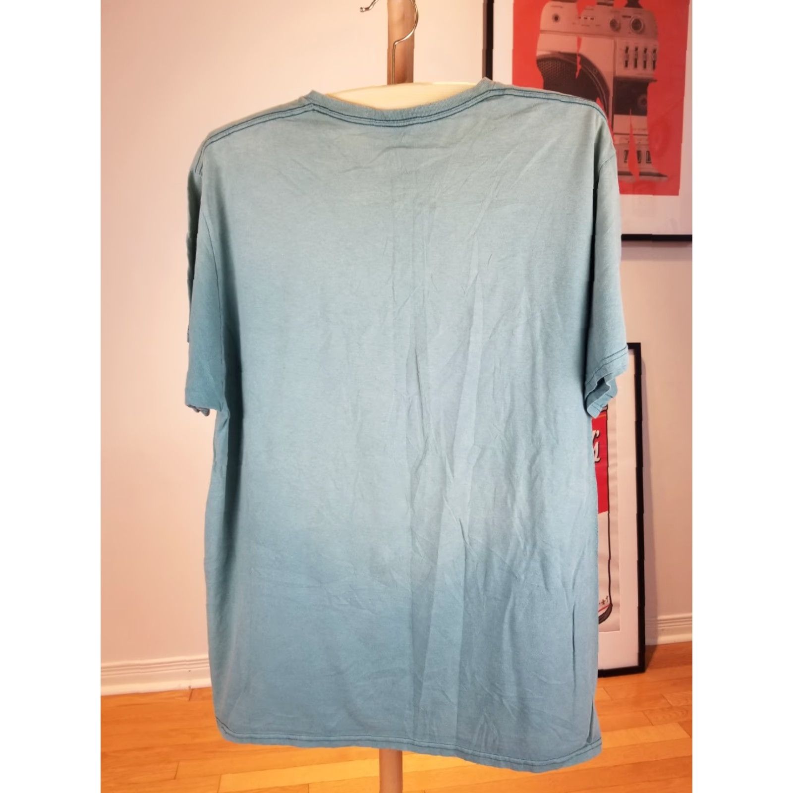 Fruit Of The Loom VINTAGE Fruit of the Loom T-Shirt Cotton Crew Neck Short Sleeve Green XL USA 80s Retro Pocket Size US XL / EU 56 / 4 - 6 Thumbnail