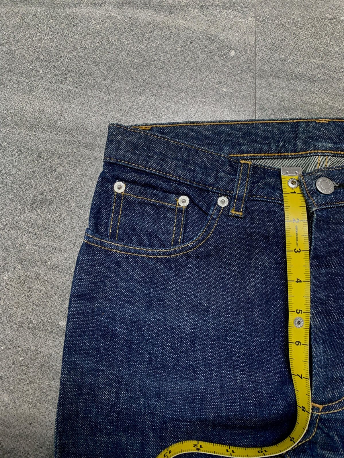 Helmut Lang FREE TAX! 2000s Indigo Classic Cut Denim Jeans Size US 28 / EU 44 - 15 Thumbnail