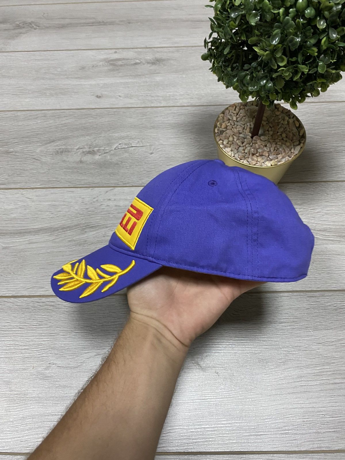 Pirelli Pirelli NEW🔥 gradient spell out racing cap big logi Size ONE SIZE - 3 Thumbnail