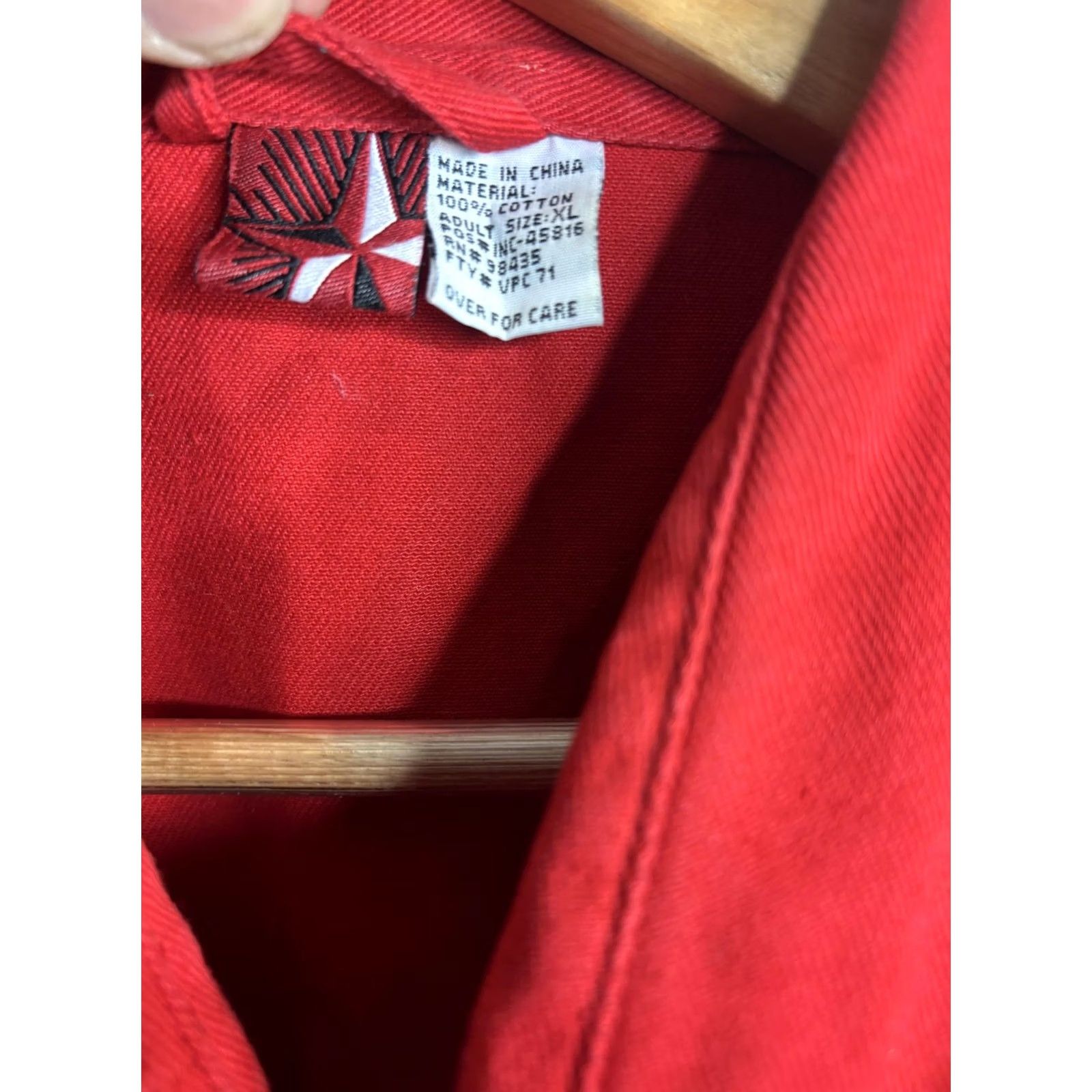 Marlboro Marlboro Denim Shirt Mens XL Solid Red Snap Button Long Sleeve Western Casual Workwear Shirt Size US XL / EU 56 / 4 - 3 Thumbnail