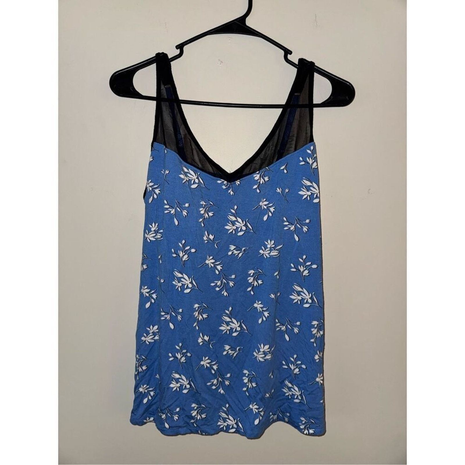 Somar Soma Cool Nights Mesh Floral Tank Top - Size Large Size L / US 10 / IT 46 - 2 Thumbnail