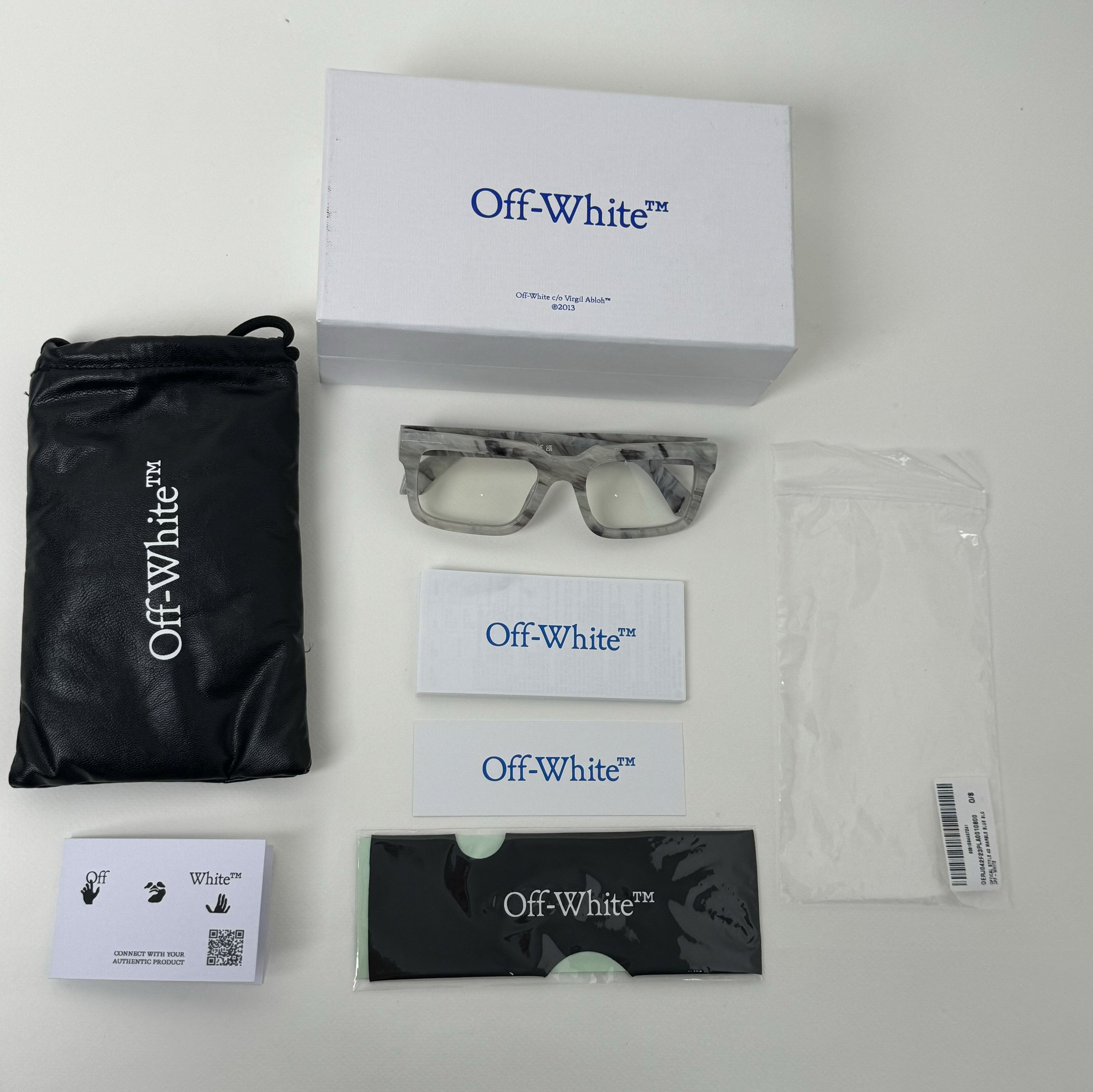 Off-White OFF WHITE OPTICAL STYLE 42 MARBLE Size ONE SIZE - 9 Thumbnail