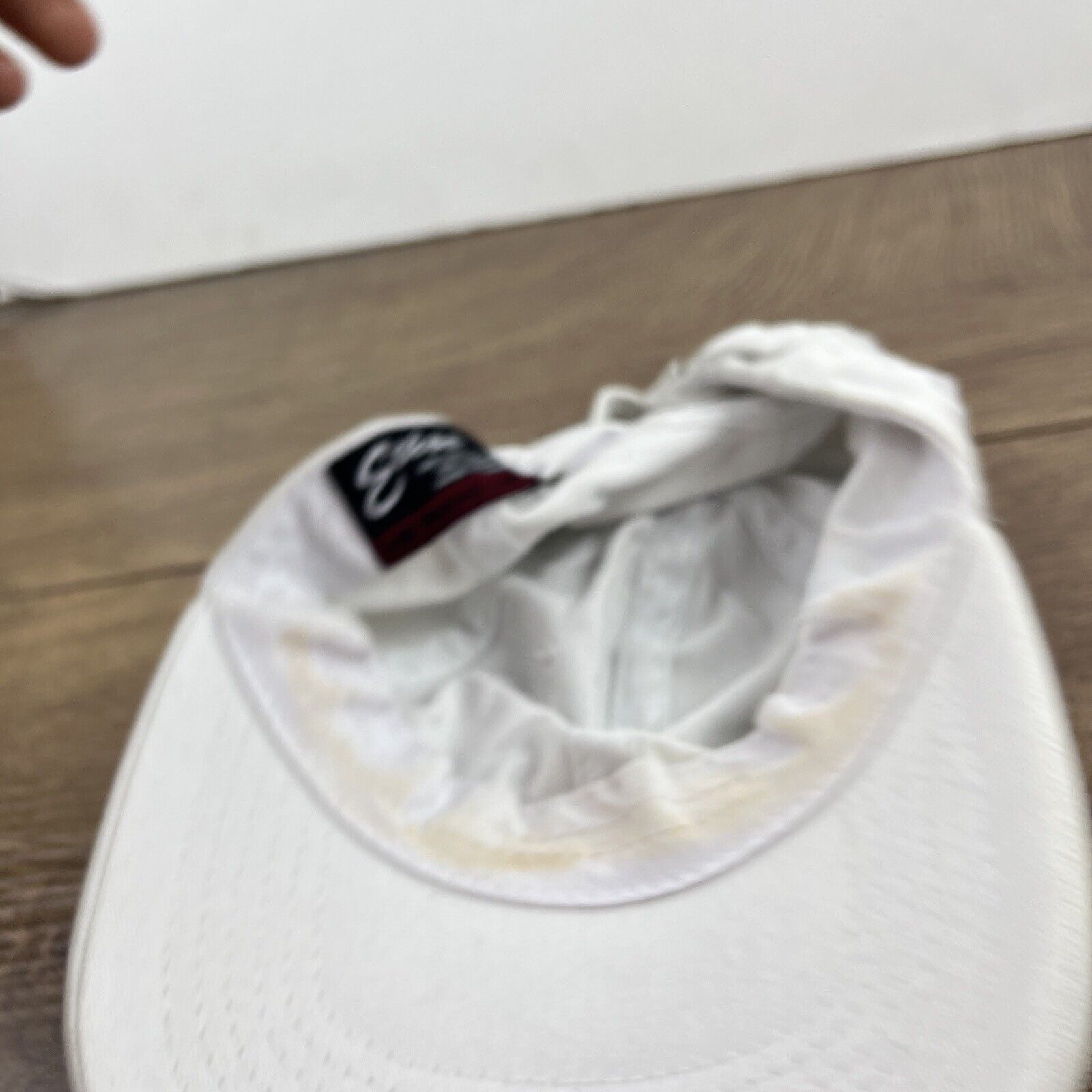 Other Plain White Baseball Hat White Hat Adjustable Adult Size Hat Size ONE SIZE - 11 Thumbnail