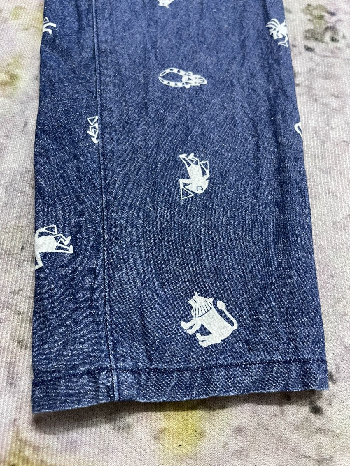 Issey Miyake × Japanese Brand × Ne-Net Ne-net By Issey Miyake Jeans Printed Size US 30 / EU 46 - 12 Thumbnail