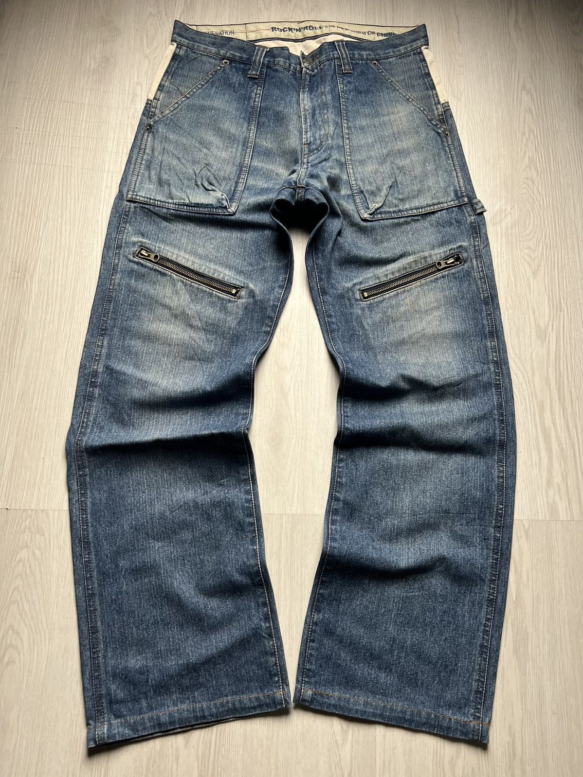 PPFM PPFM Rock n Roll 6 Pocket Jeans Size US 32 / EU 48 - 1 Thumbnail