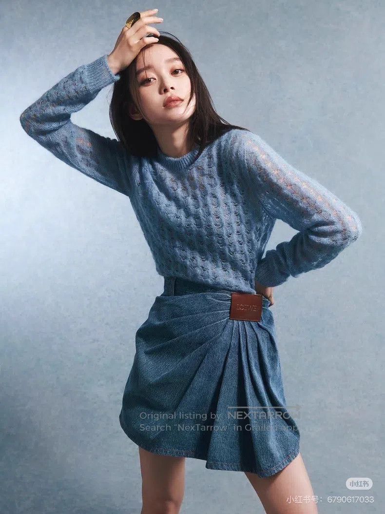 Loewe Loewe 2025 Spring Summer Mini Denim Skirt Size 24" / US 00 / IT 34 - 8 Thumbnail