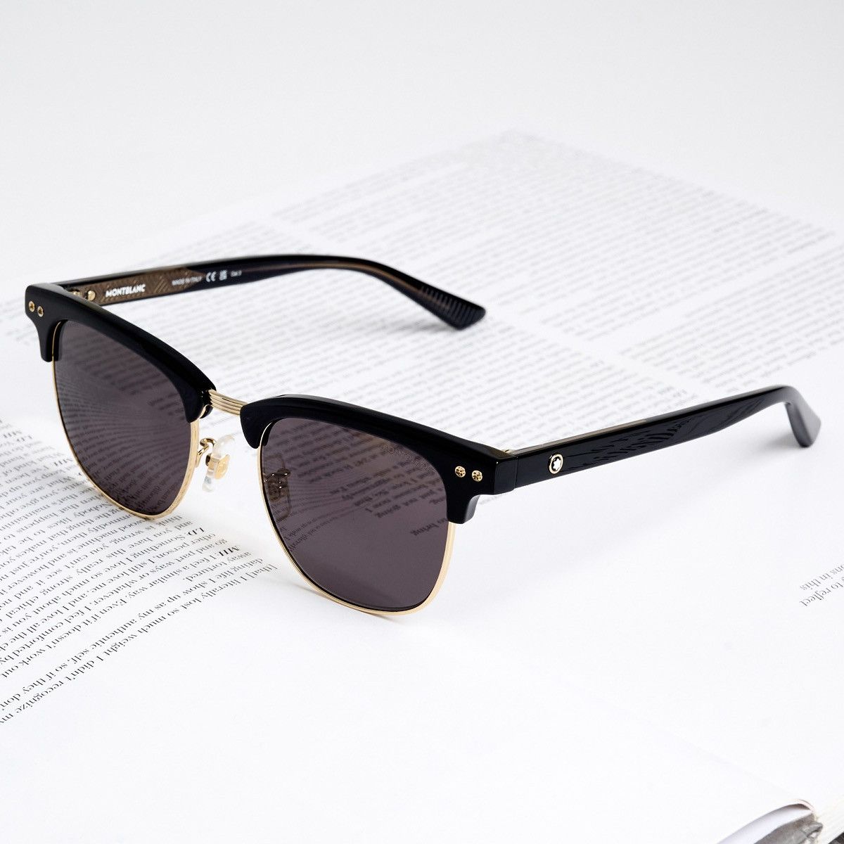 Montblanc MONTBLANC MB0382S 001 SUNGLASSES Size ONE SIZE - 2 Thumbnail