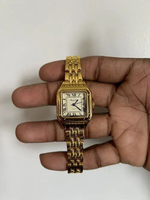 Vintage Vintage 90s vintage retro luxury style quartz Gold watch Size ONE SIZE - 7 Thumbnail