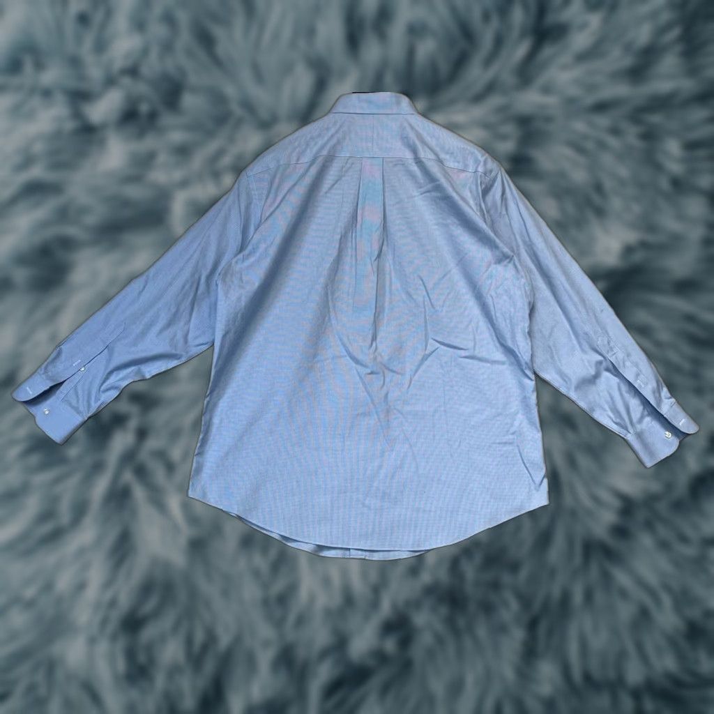 Jos. A. Bank Jos. A. Bank Dress Shirt Blue Long Sleeve Button Down Chest Pocket Regular Fit 17-34 48 in Chest Mens XL Size US XL / EU 56 / 4 - 1 Thumbnail