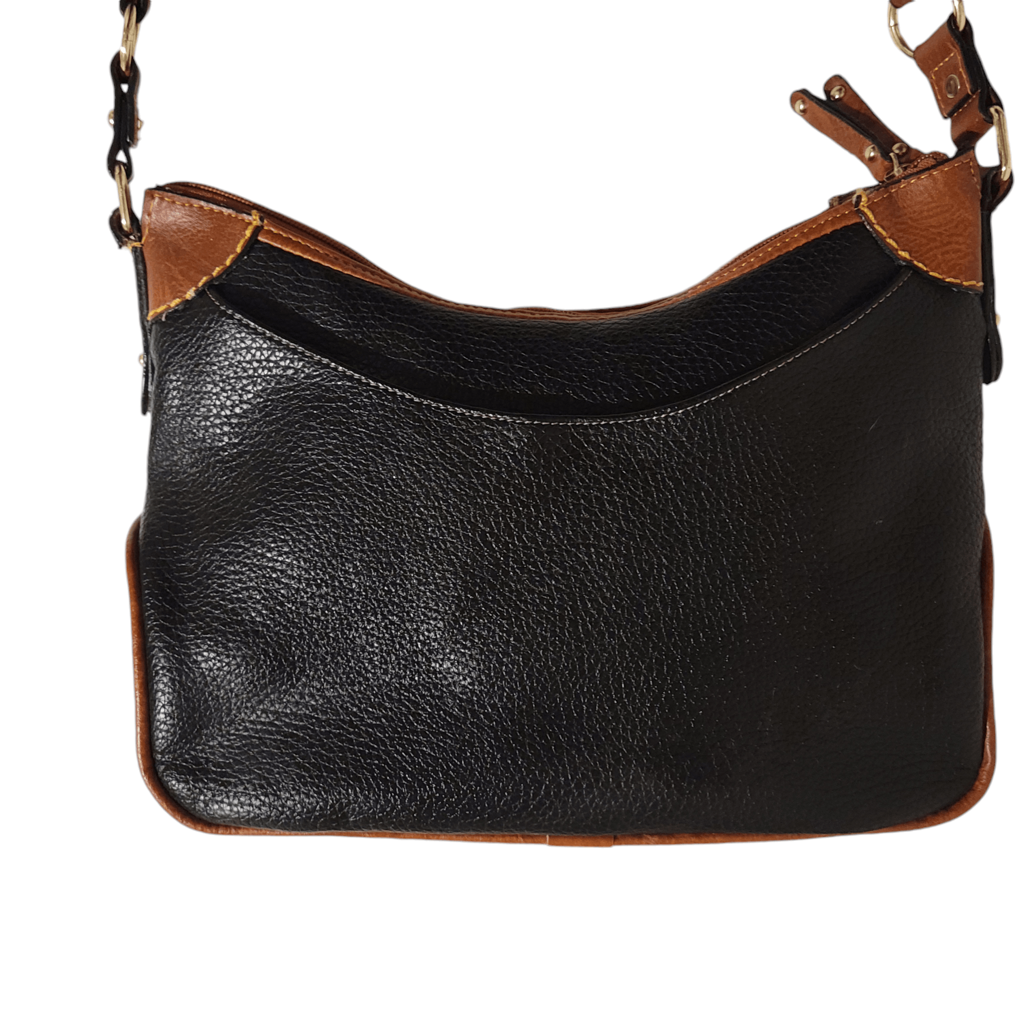 Boc B.O.C. Oakfield Hobo Black & Tan Faux Leather Shoulder Bag Size ONE SIZE - 8 Thumbnail