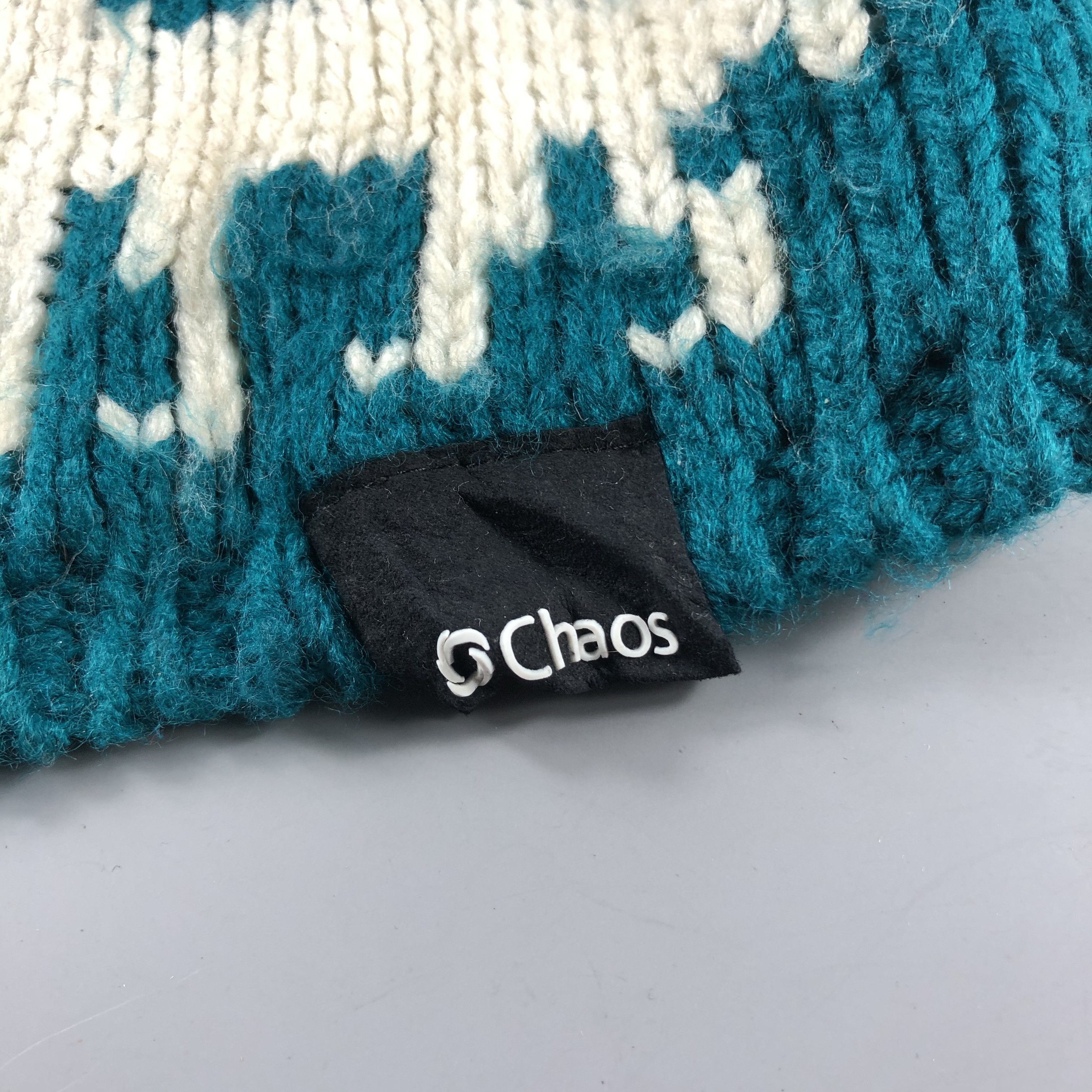 Japanese Brand × Vintage Chaos Fair Isle Beanie Snow Hat Snow Cap -D407 Size ONE SIZE - 5 Thumbnail