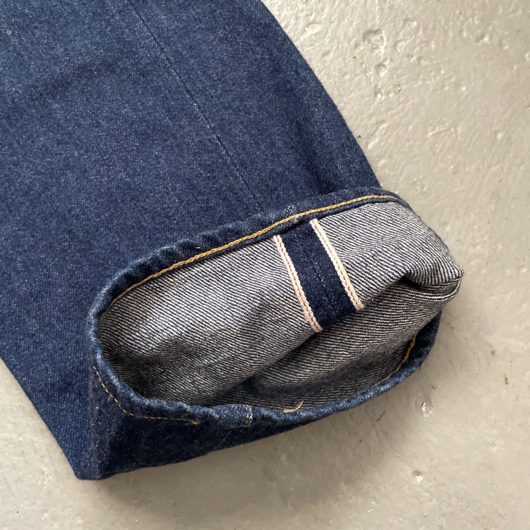 Denime VINTAGE Yaeca Jeans Indigo Denim Selvedge Fukubu Made In Japan 33 Jeans Mens Blue 90s Heritage Workwear Japanese (if 90s) Size US 33 - 2 Thumbnail