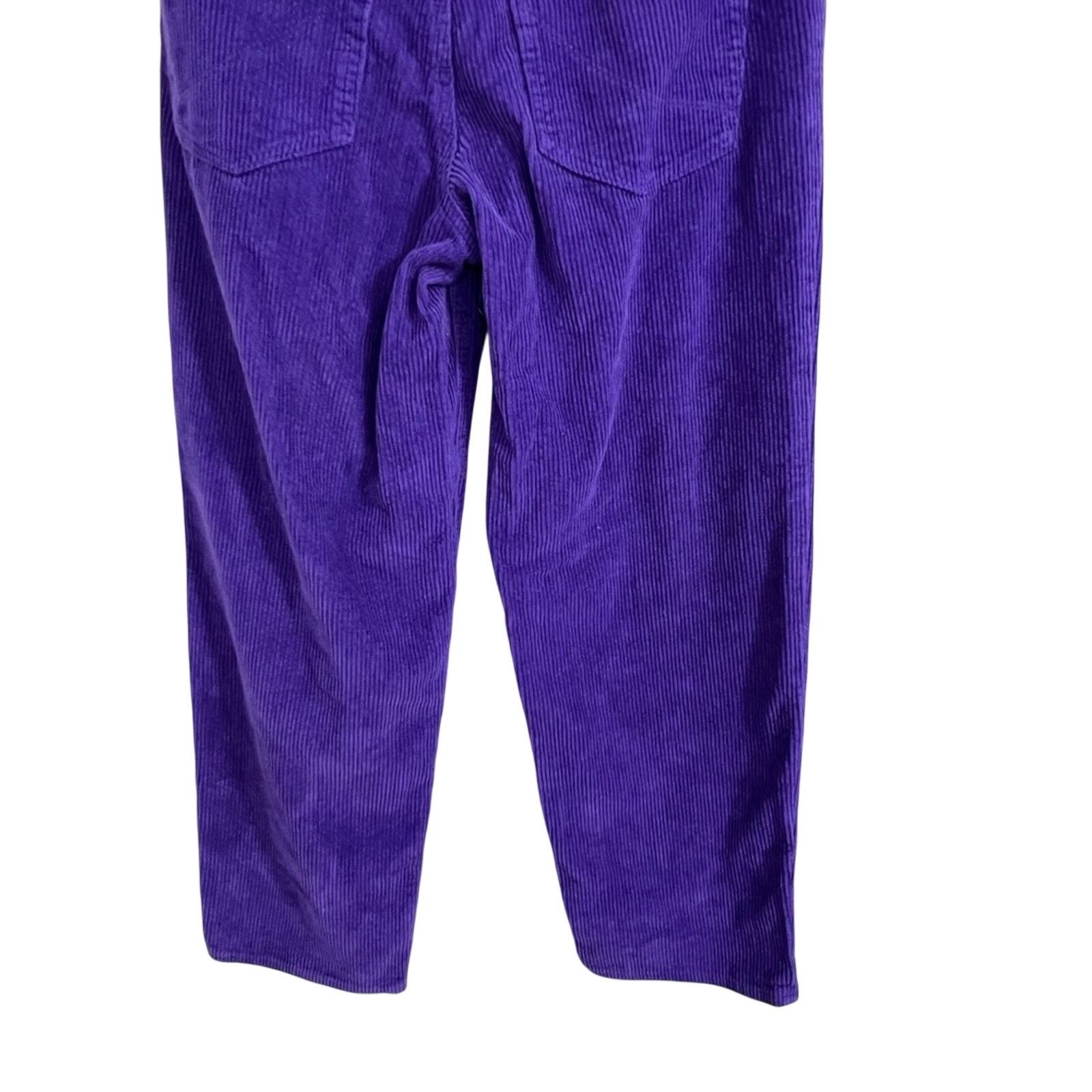 Empyre Empyre Y2K Vintage Purple Corduroy Skater Baggy Pants 30X28 Size US 30 / EU 46 - 6 Thumbnail