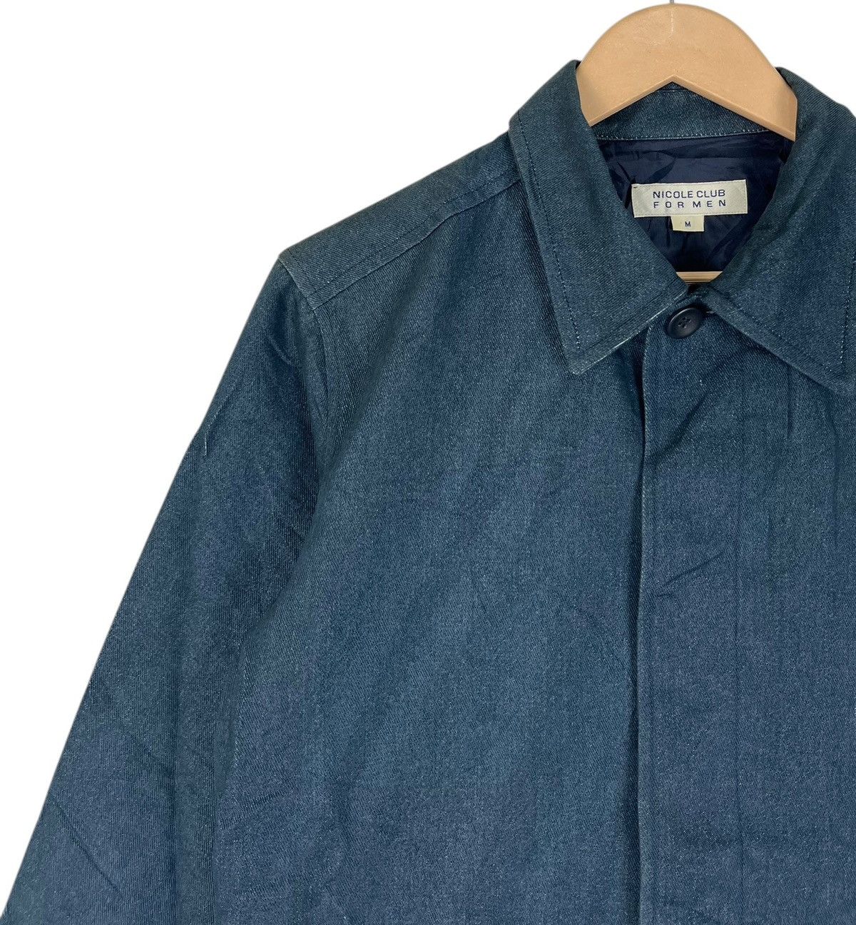 Japanese Brand × Nicole Club Nicole Club For Men Denim Button Jacket Size US M / EU 48-50 / 2 - 6 Thumbnail
