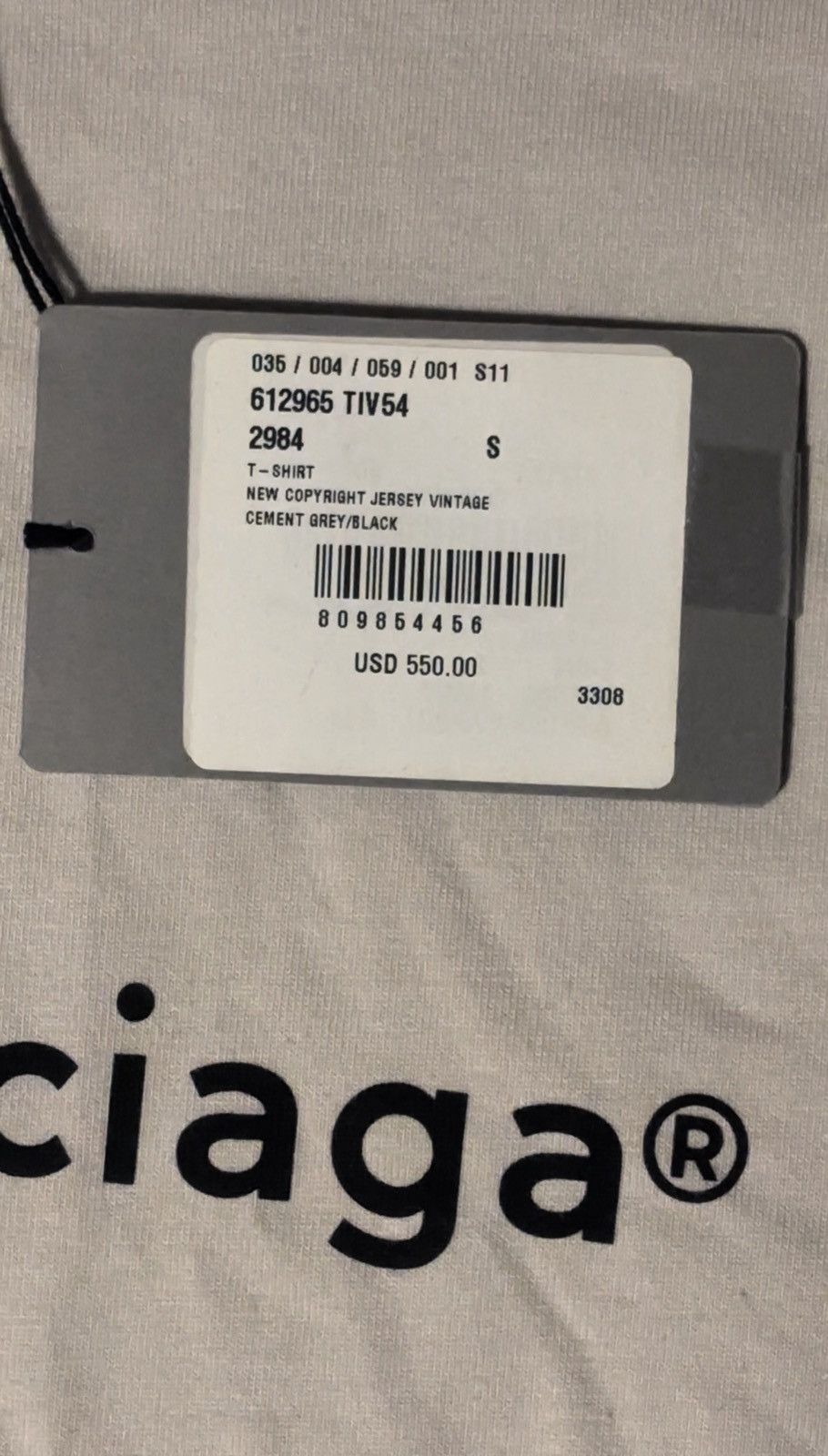 Balenciaga Balenciaga copyright tee Size US S / EU 44-46 / 1 - 3 Thumbnail