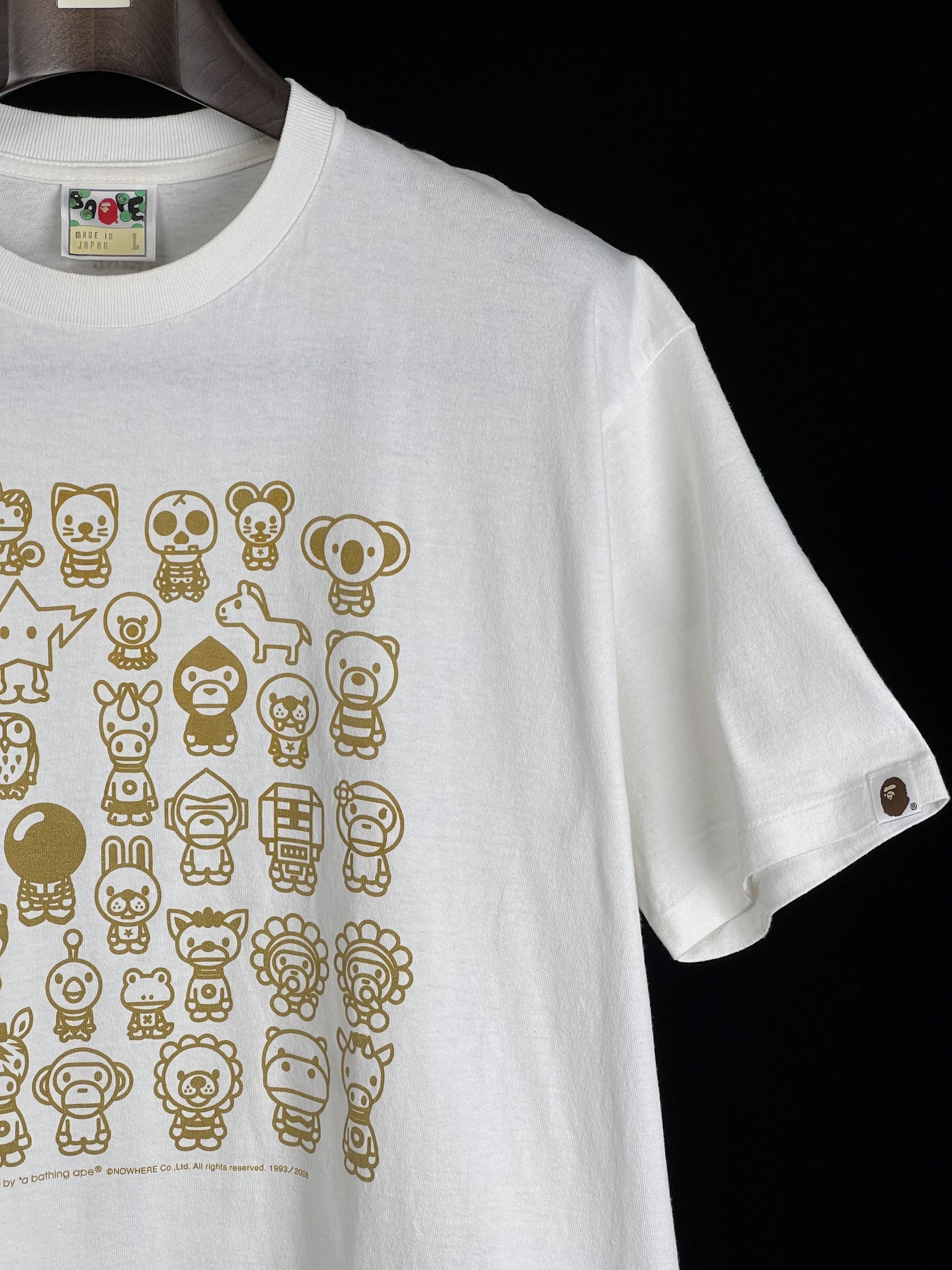 Bape RARE*BAPE ABC A To Z Tee Vintage Size US L / EU 52-54 / 3 - 2 Thumbnail