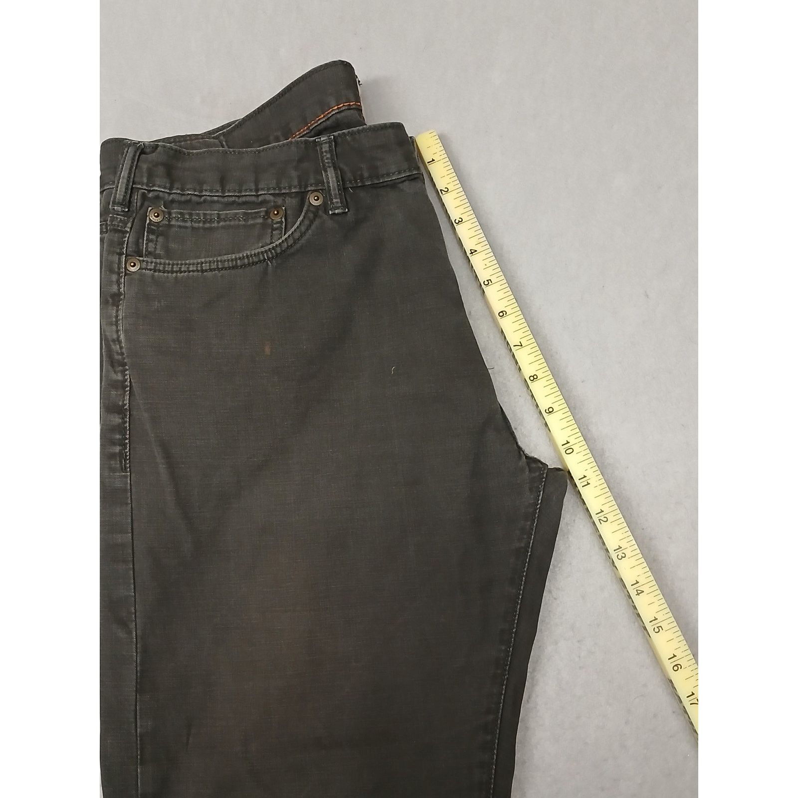 Dockers Dockers (36x30) Men's Charcoal Straight Fit Denim Jeans Size US 36 / EU 52 - 6 Thumbnail