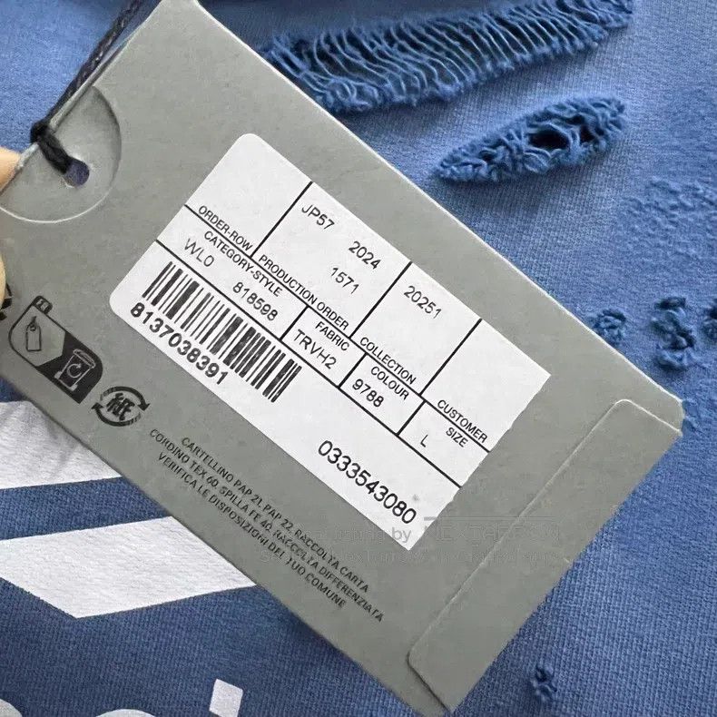 Other Balenciaga Distressed Printed Logo Hoodie Size US L / EU 52-54 / 3 - 4 Thumbnail
