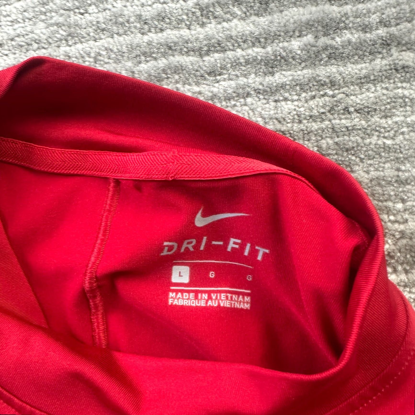 Nike Nike Tiger Woods Polo Shirt Mens Large Red Blade Collar Size US L / EU 52-54 / 3 - 6 Thumbnail