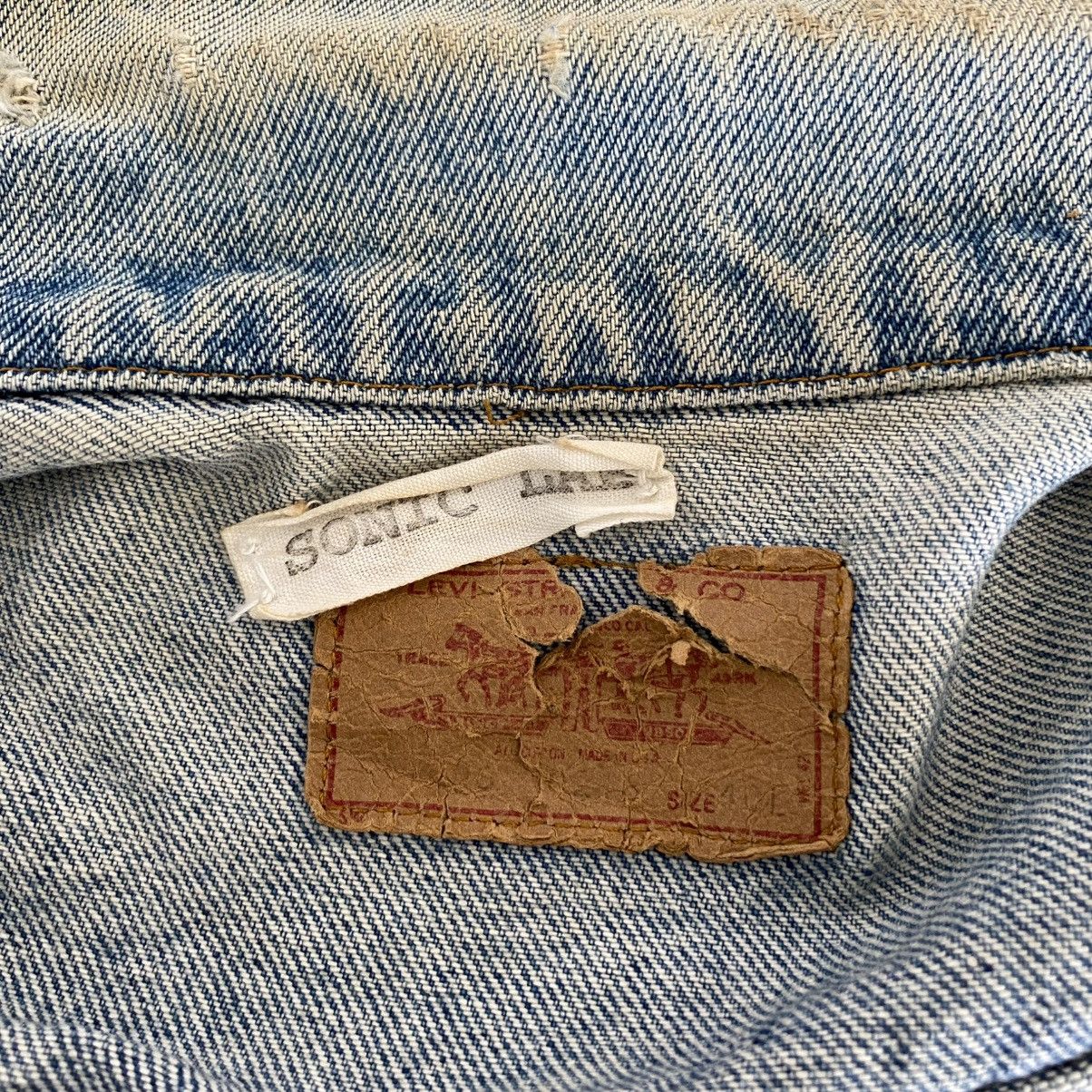 Sonic Lab 80’s Levis X Sonic Lab Reconstructed Panel Trucker Jacket Size US M / EU 48-50 / 2 - 23 Thumbnail
