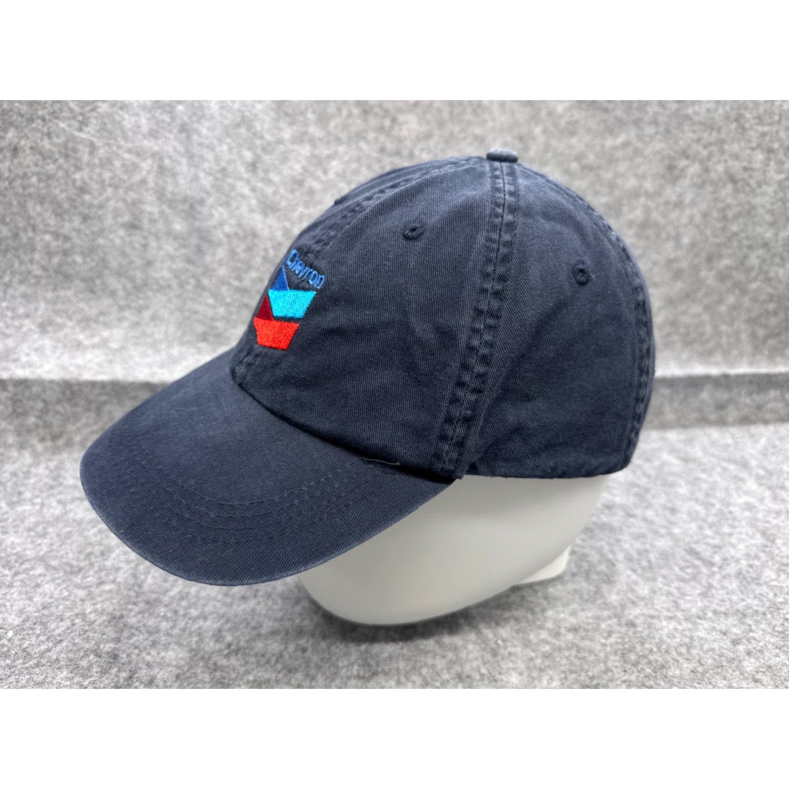 IDEA Ideal Chevron Hat Cap Snap Back One Size Blue Cotton Twill Baseball Cap Logo Adjustable Men Casual Everyday Standards Size ONE SIZE - 3 Thumbnail
