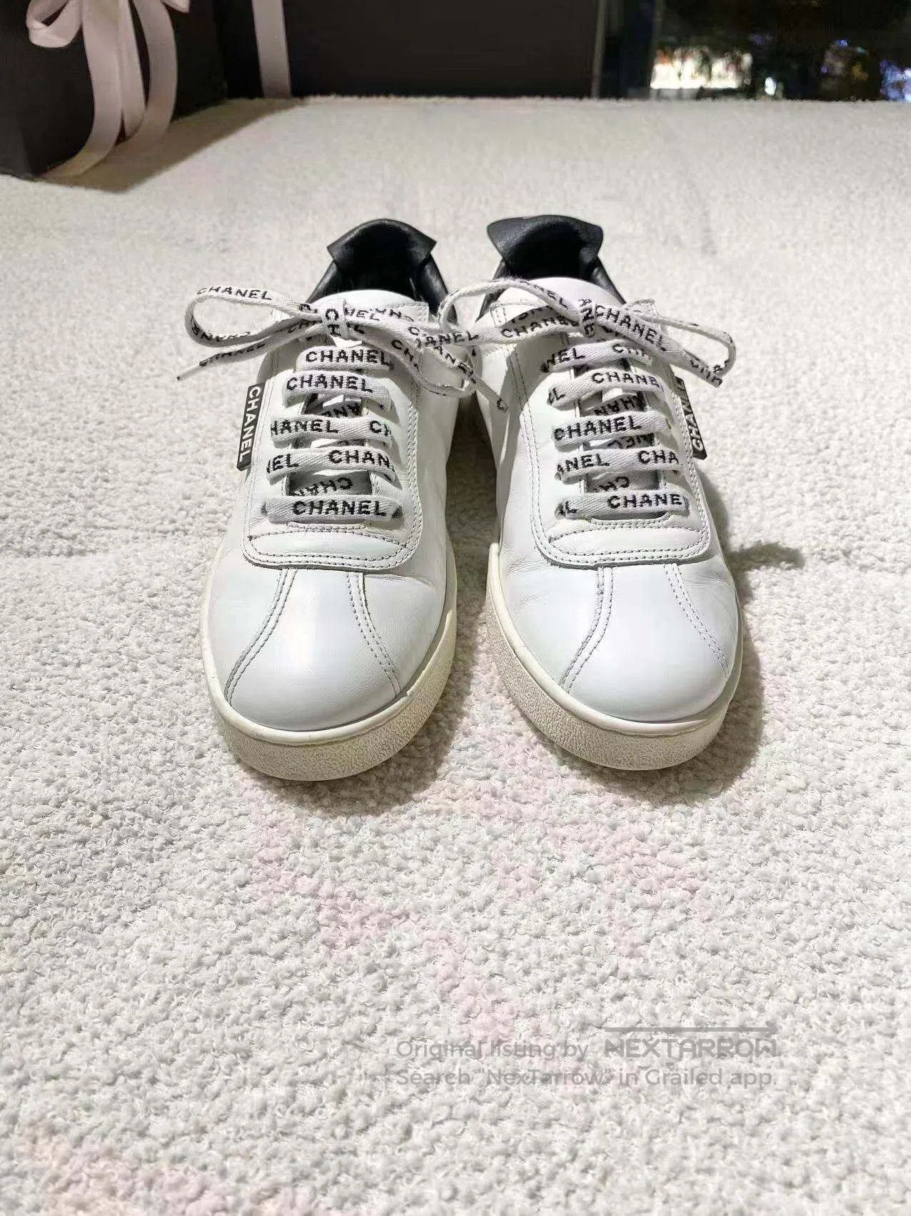 Chanel Chanel Letter logo white sneakers| Size US 6 / IT 36 - 2 Thumbnail
