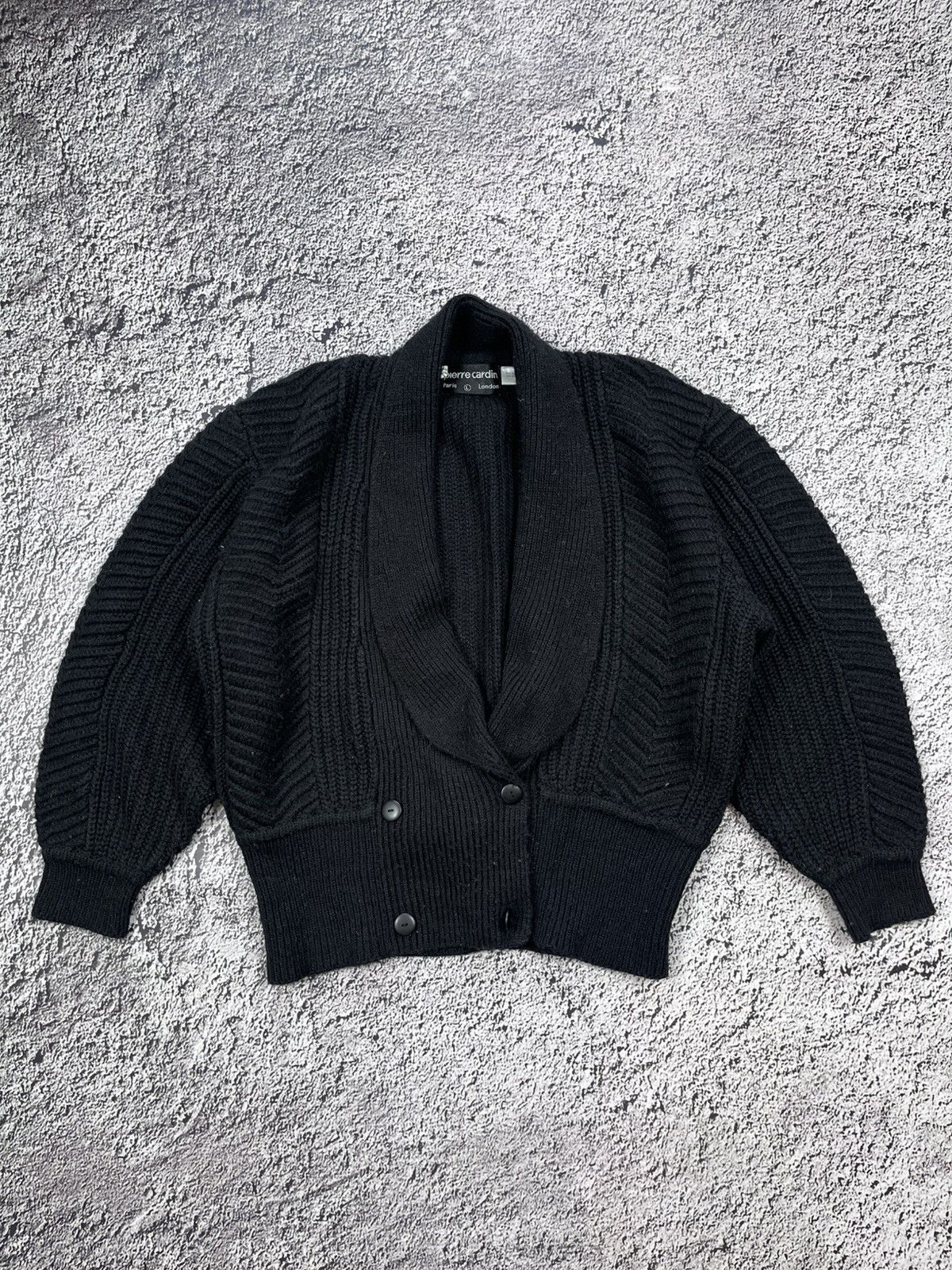 Pierre Cardin Vintage 80s Pierre Cardin baggy buttons cardigan size L Size L / US 10 / IT 46 - 1 Thumbnail