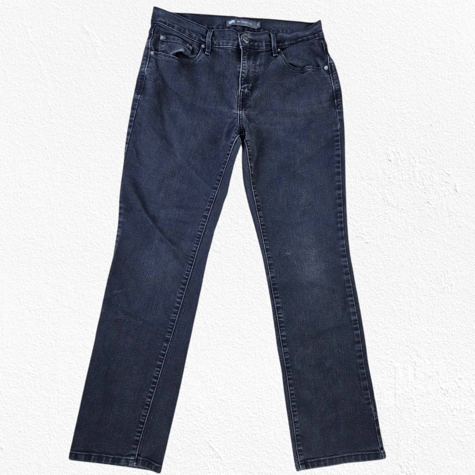 Levi's Levi's 505 Black Straight Leg Jeans Size 6 Size 28" / US 6 / IT 42 - 2 Thumbnail