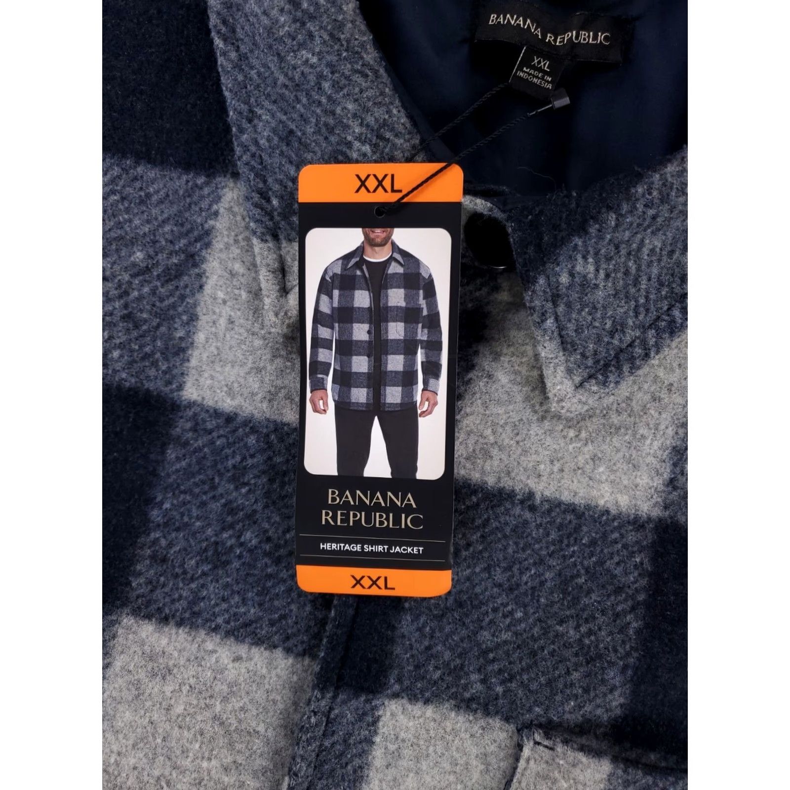 Banana Republic VINTAGE Banana Republic Heritage Shirt Jacket Blue Buffalo Check Mens XXL NWT Size US XXL / EU 58 / 5 - 3 Thumbnail