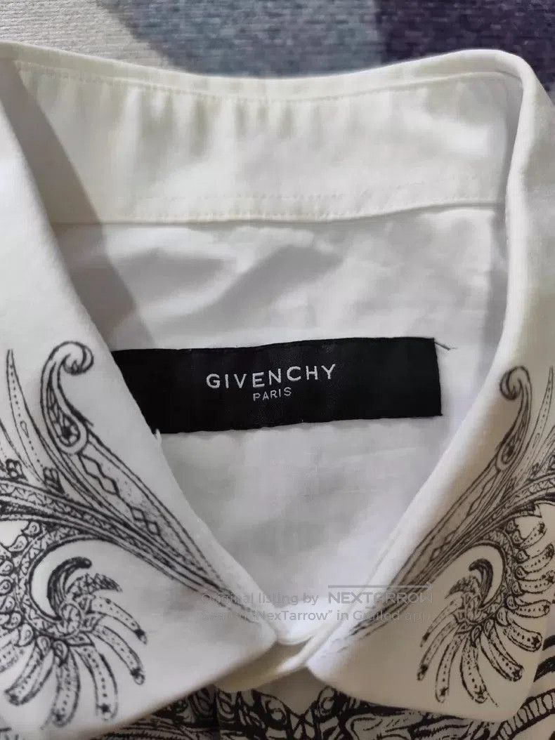 Givenchy GIVENCHY White Long Sleeve Shirt . Size US S / EU 44-46 / 1 - 3 Thumbnail