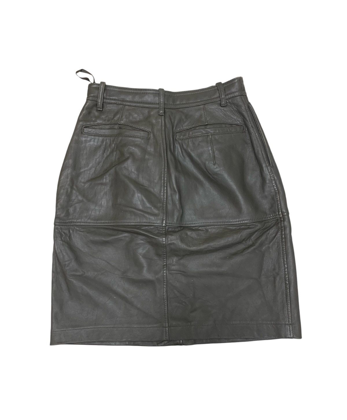 Hai Sporting Gear × Issey Miyake × Vintage Issey miyake leather mini skirt by hai sporting gear Size 25" / US 0 / IT 36 - 2 Thumbnail