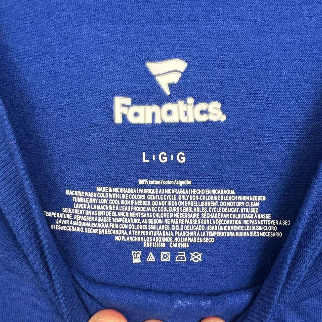 Other New York Giants Shirt Men Fanatics Short Sleeve Crew Neck L Size US L / EU 52-54 / 3 - 3 Thumbnail