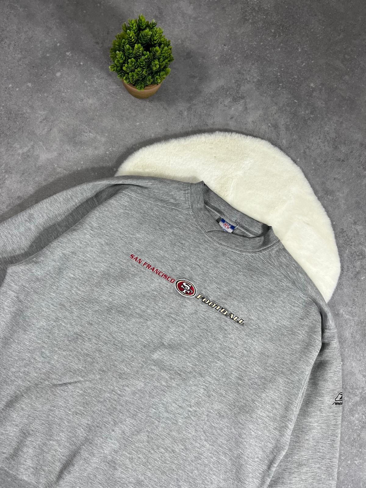 NFL × Reebok × Vintage Rare Vintage 90s Reebok x San Francisco 49ers NFL Football Size US XL / EU 56 / 4 - 1 Thumbnail