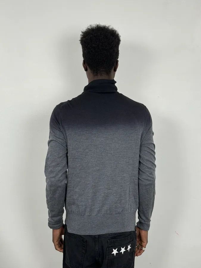 Emporio Armani 2000s Emporio Armani Gradient Black Grey Turtleneck Size US S / EU 44-46 / 1 - 3 Thumbnail