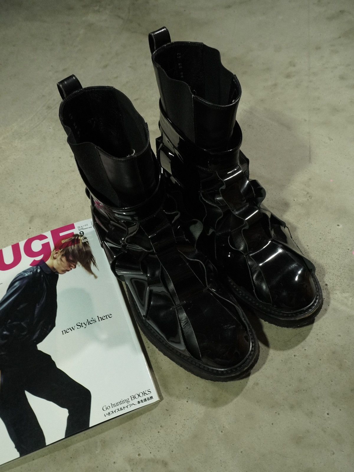Dior Dior Homme AW08 “Lumière du Nord” Strap Boots Size US 9.5 / EU 42-43 - 2 Thumbnail