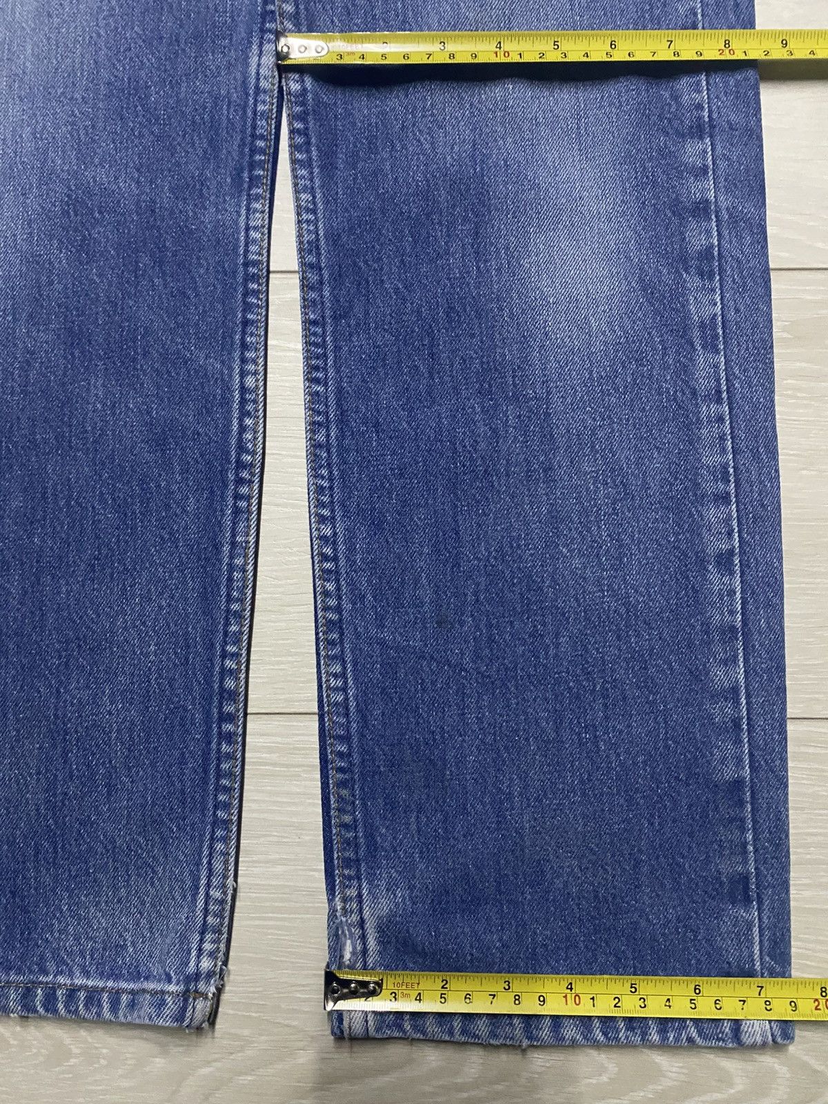 Levi's Vintage Levis 501 90s Blue Wash Distressed Jeans Size US 29 - 16 Thumbnail