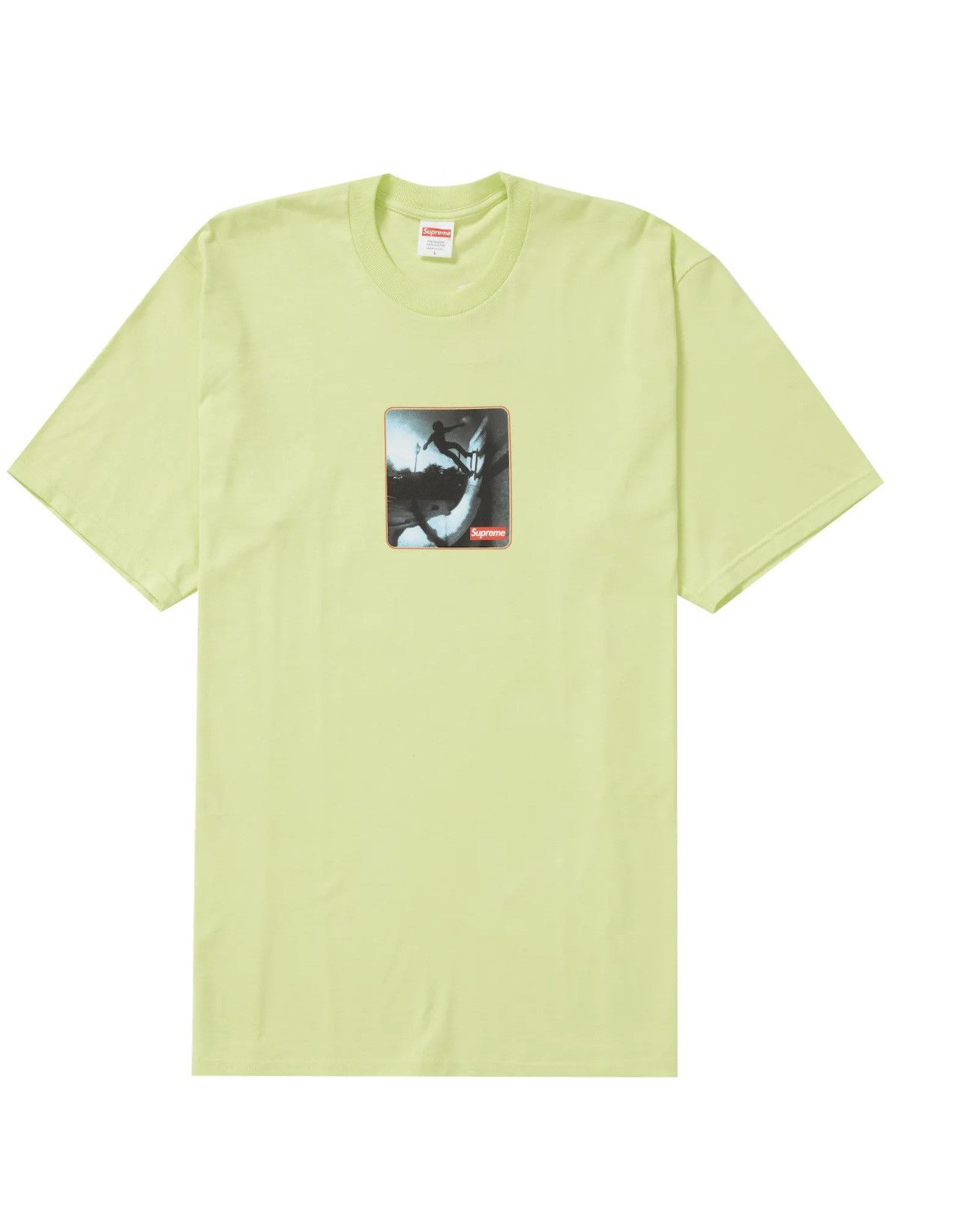 Image of Supreme Shadow Tee in Neon Green, Men's (Size 2XL)