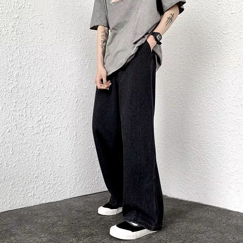 Vintage Streetwear Basic Style Baggy Jeans Size US 31 - 3 Thumbnail